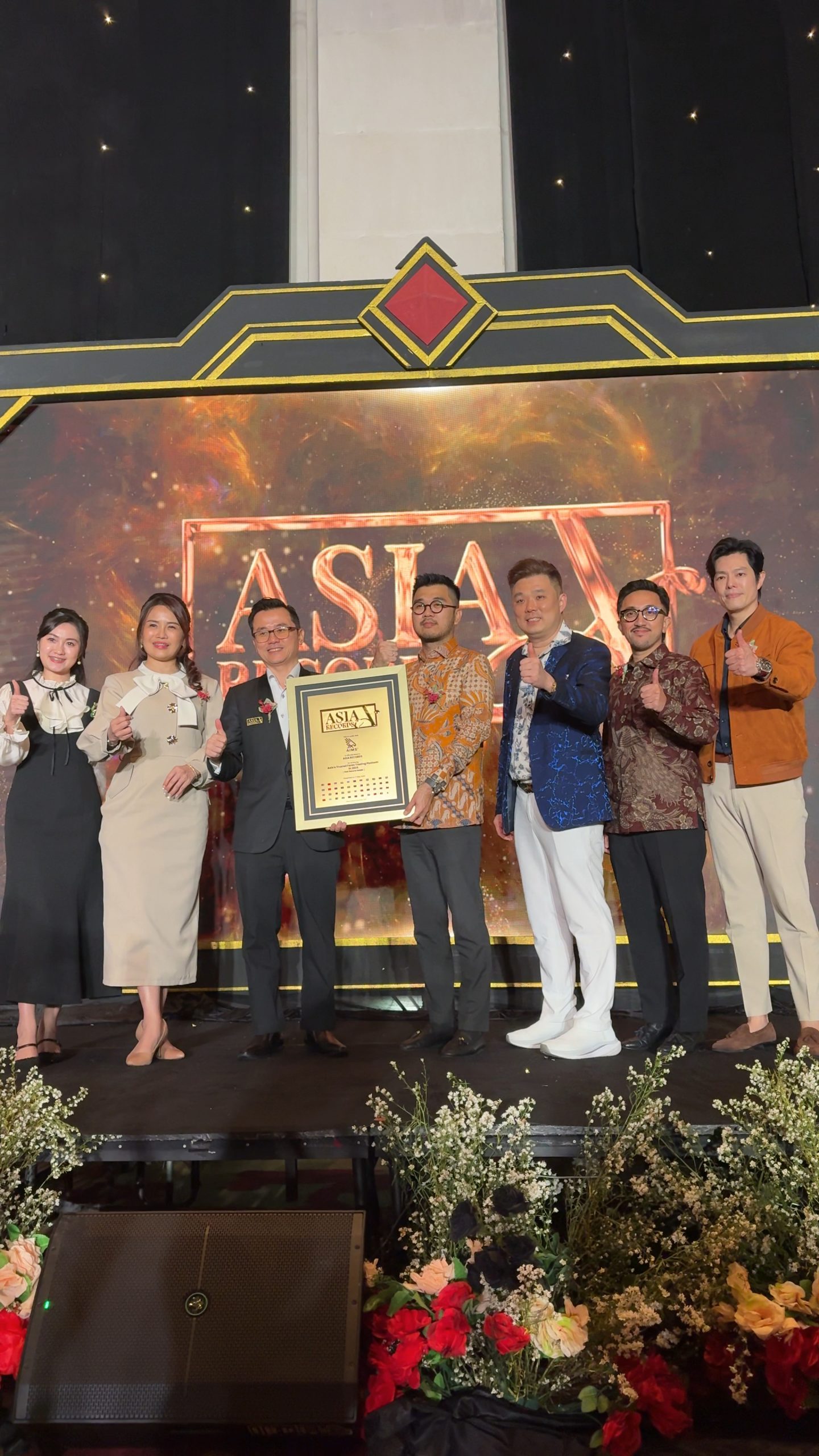 AIMS Asia Record recognition