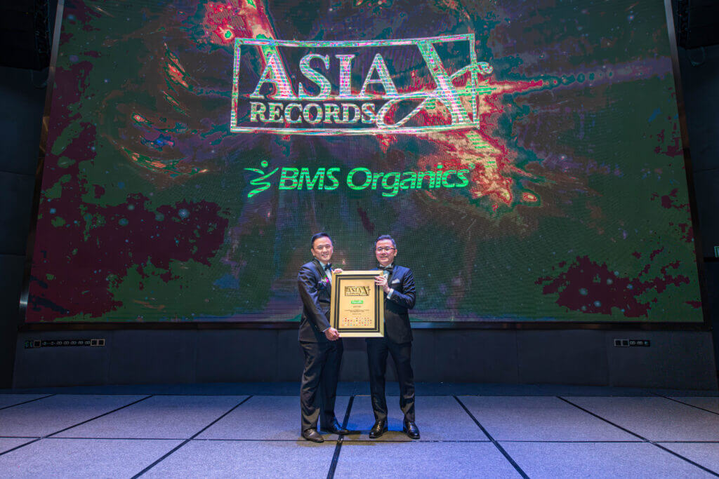 BMS Organics Asia Record recognition