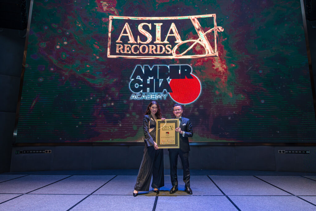 Amber Chia Academy Asia Record recognition
