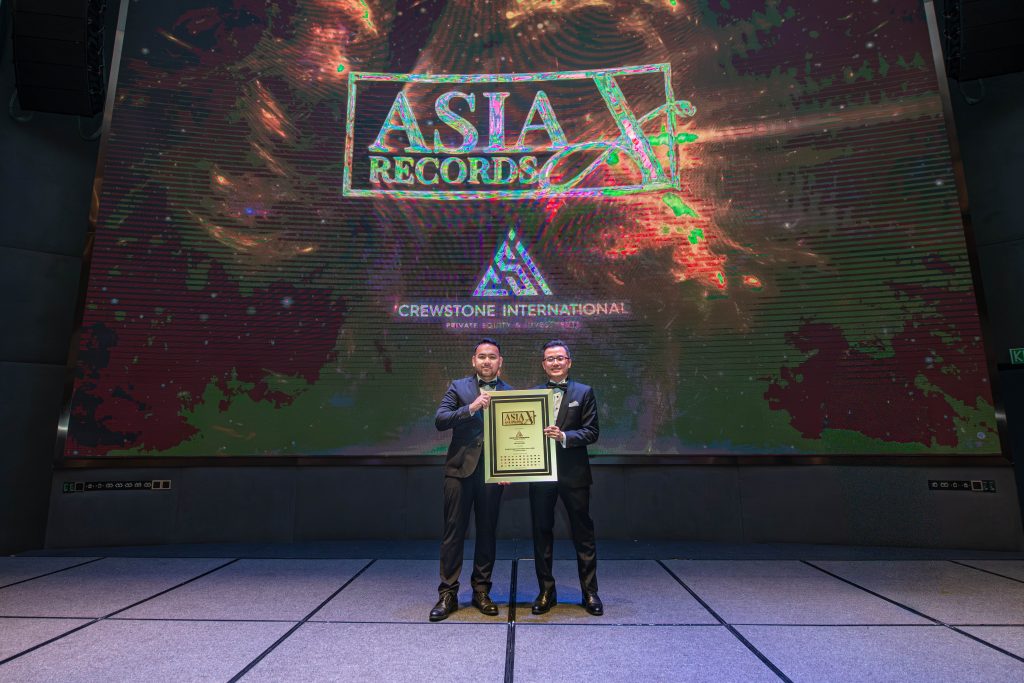 Crewstone International Asia Record recognition