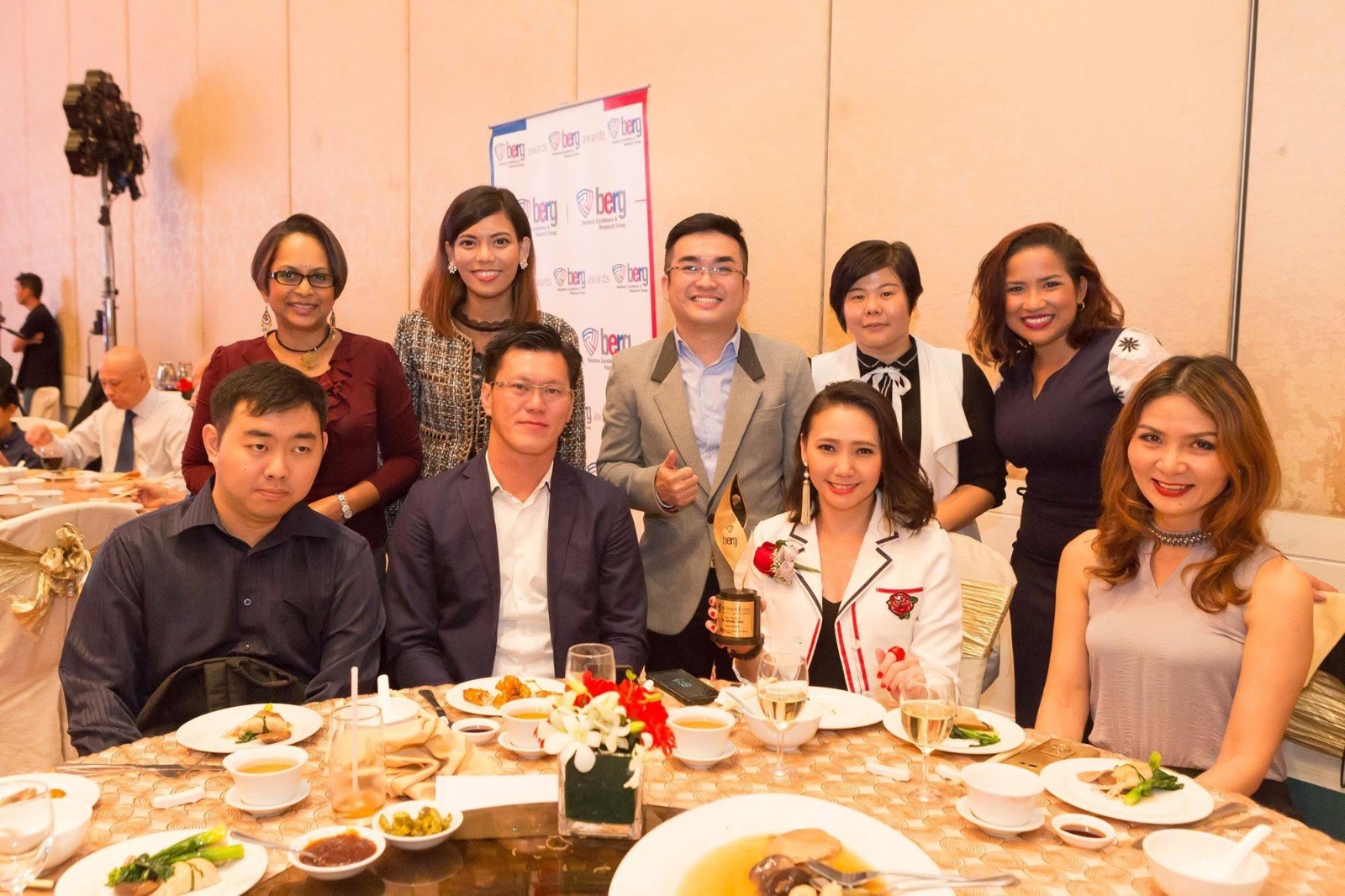 The Image Creator team at an industry awards dinner